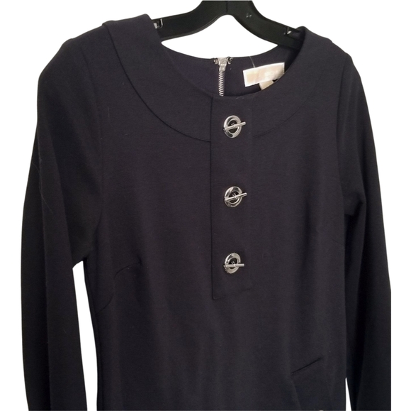 Michael Kors navy midi dress - Picture 2 of 4